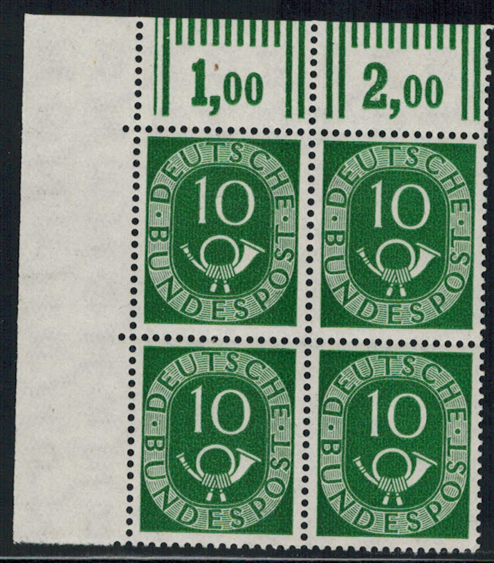 Bund 128 4er ER l.o. briefmarkenbrdberlin.de